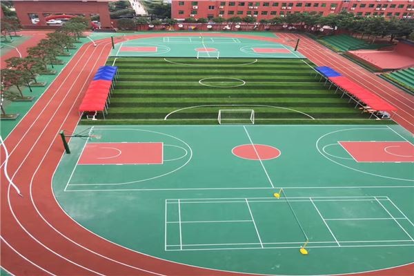 彈性丙烯酸材料羽毛球場(chǎng)